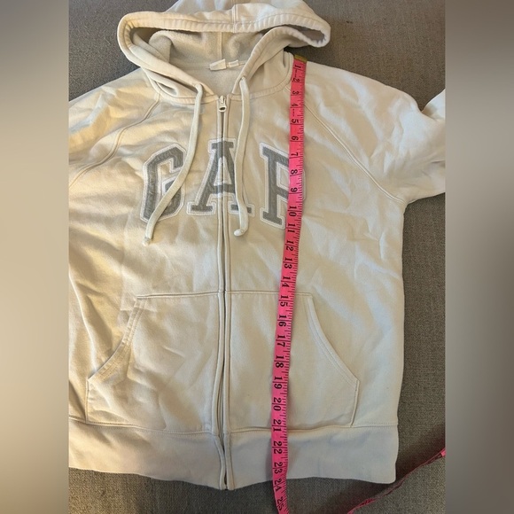 GAP Beige Zip-Up Hoodie - Picture 2 of 6